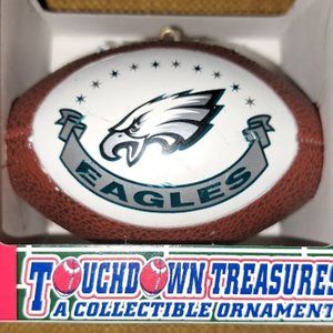 NFL Philadelphia Eagles Football Team ornament Touchdown Treasures Collectible